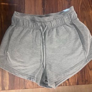 Gray, Lulu, comfy shorts high waisted